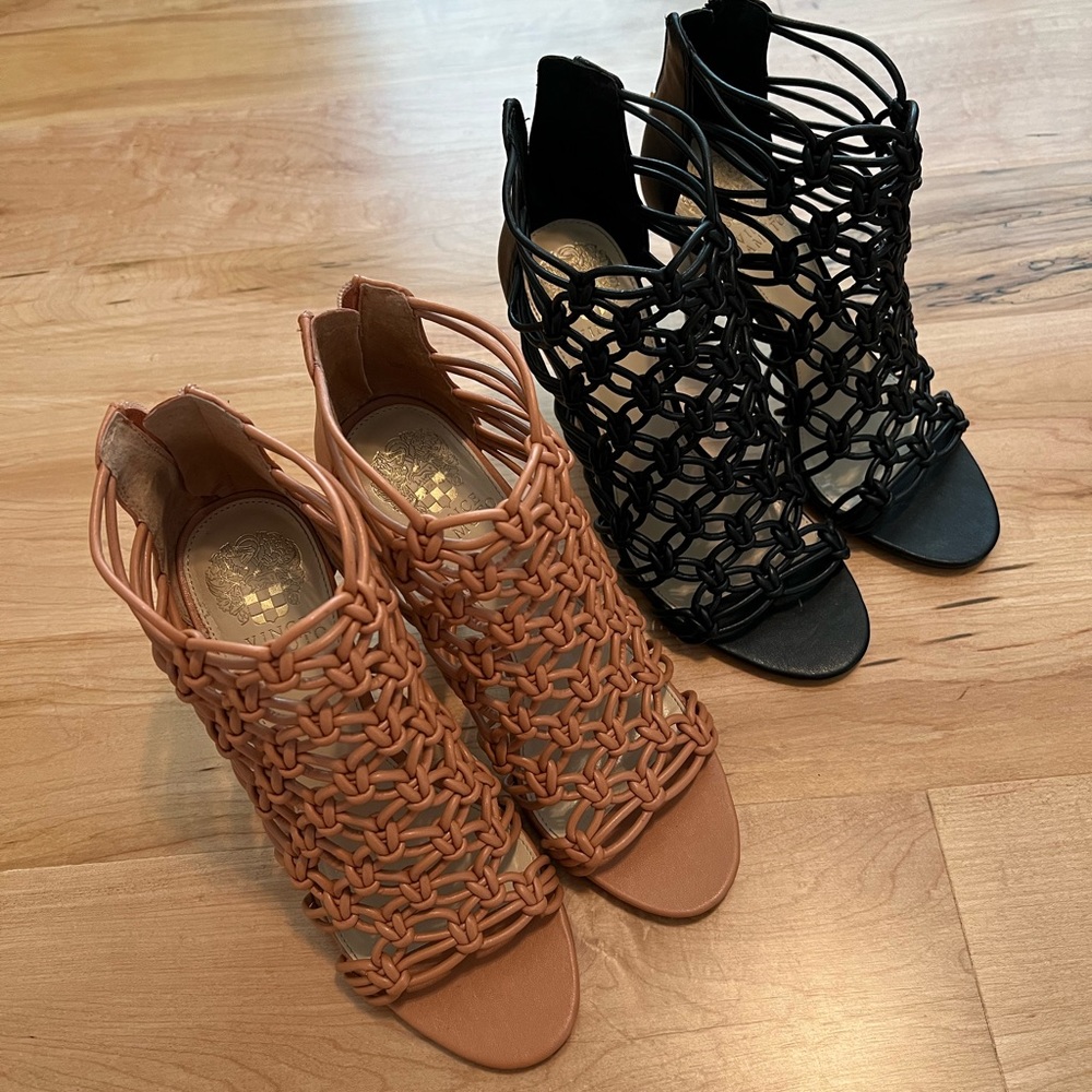 Set of 2 Vince Camuto Ambrina Cage Sandal - size 7